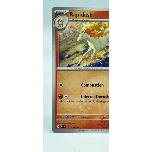 Rapidash‎ 027/162 Temporal Forces Non Holo Pokemon TCG Mint Unplayed - Picture 2 of 6